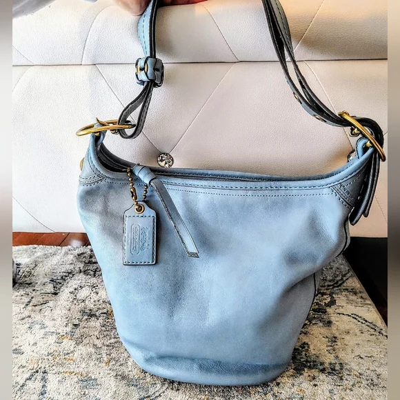 ~~COACH🩵Bleeker Tattersall Bag~~ - Picture 2 of 14